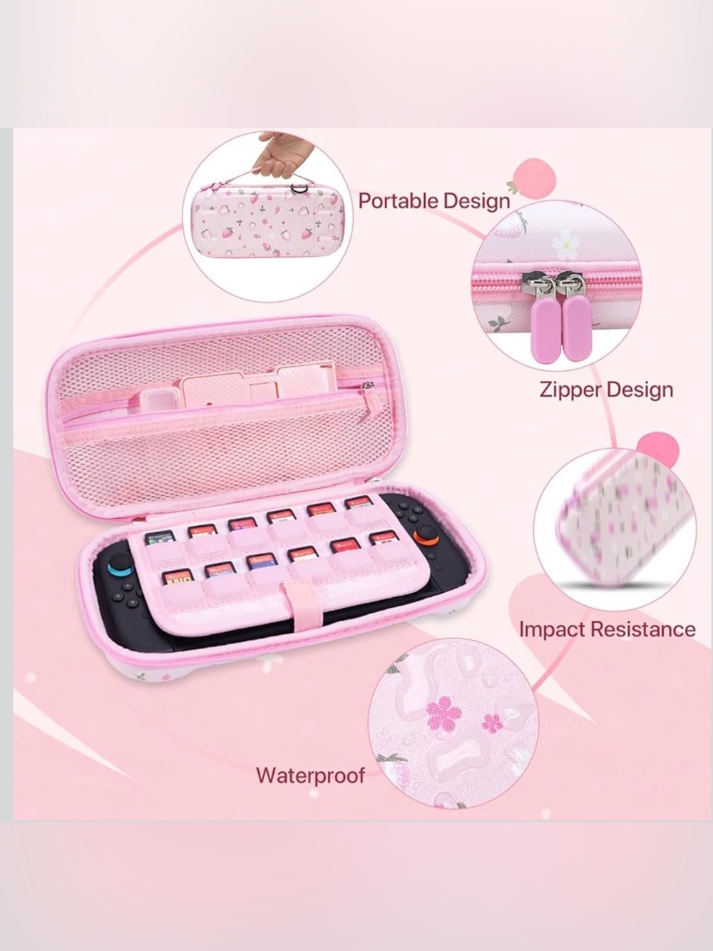Girls Nintendo Switch 2 Portable Carrying for console and accessories